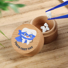 FLHRSM Tooth Fairy Box exterior shows durable wood and a compact design.
