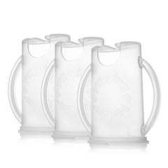 Flipping Holder stand-up for food pouches demonstrates upright use for easy feeding.