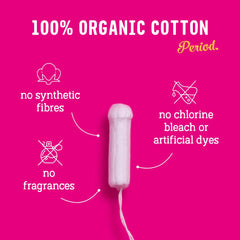 FLO Super tampons deliver extra absorbency for heavier days.