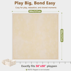 Floisdace non-slip backing ensures stable playtime on any floor.