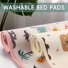 Florith waterproof bed pad sized 31x39 inches covers a large sleep area.