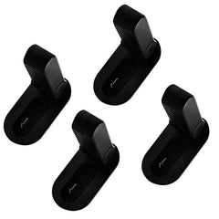 Flowden door lever lock black pack 4 installed on a door for child safety