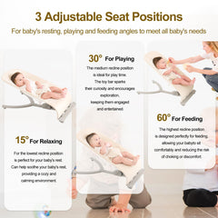 Flyboss recline positions adapt as your baby grows and rests.