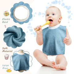 Foaincore baby bib features a neck hole about 5 inches for comfort.