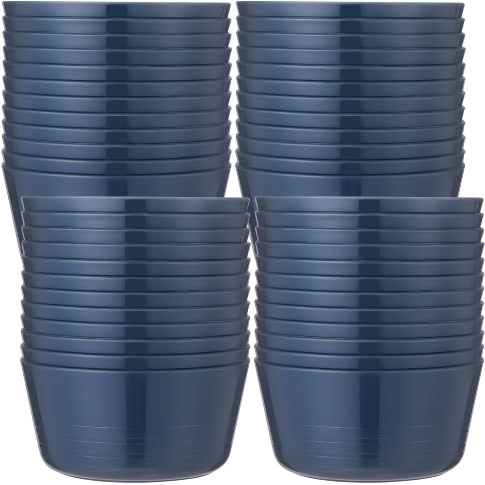 Foaincore kids plastic bowls in vibrant dark blue ideal for cereals and snacks