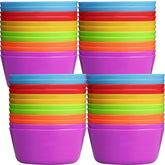 Foaincore Kids Bowls blue 10oz set for easy kid-friendly meals and quick cleanup