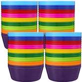 Foaincore 10 oz kids plastic bowls set in bright colors for everyday meals