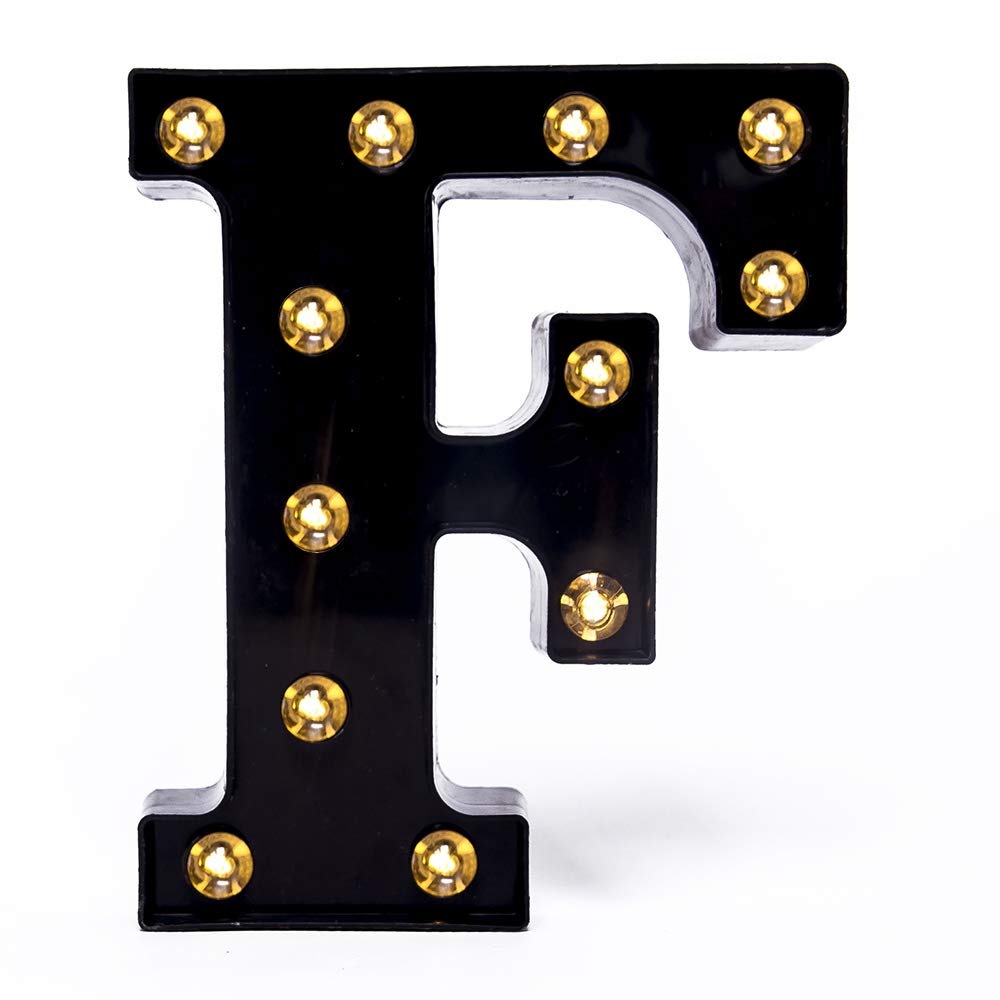 Foaky marquee sign front view for chic night lighting.