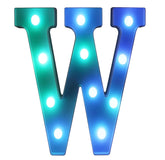 Foaky colorful LED letter lights with remote for vibrant party ambiance