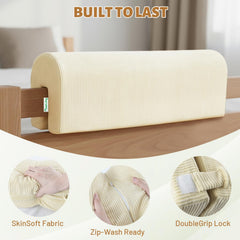 FoamJoy bumpers install easily on hospital, loft, and bunk rails.