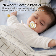 Focket newborn gold-toned clip offers safe, seamless wear and easy attachment.