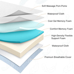 Foctance machine-washable cover allows easy cleaning after spills.