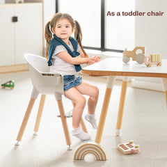 Fodoss sturdy wood legs with non-slip pads ensure safety.