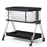 Fodoss Baby Bassinet mesh sides improve airflow and easy checks