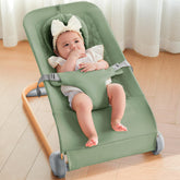 Fodoss Baby Bouncer with ergonomic seat supports baby's spine and neck.