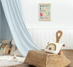 foedor brothers and sisters sign framed artwork for kids' rooms.