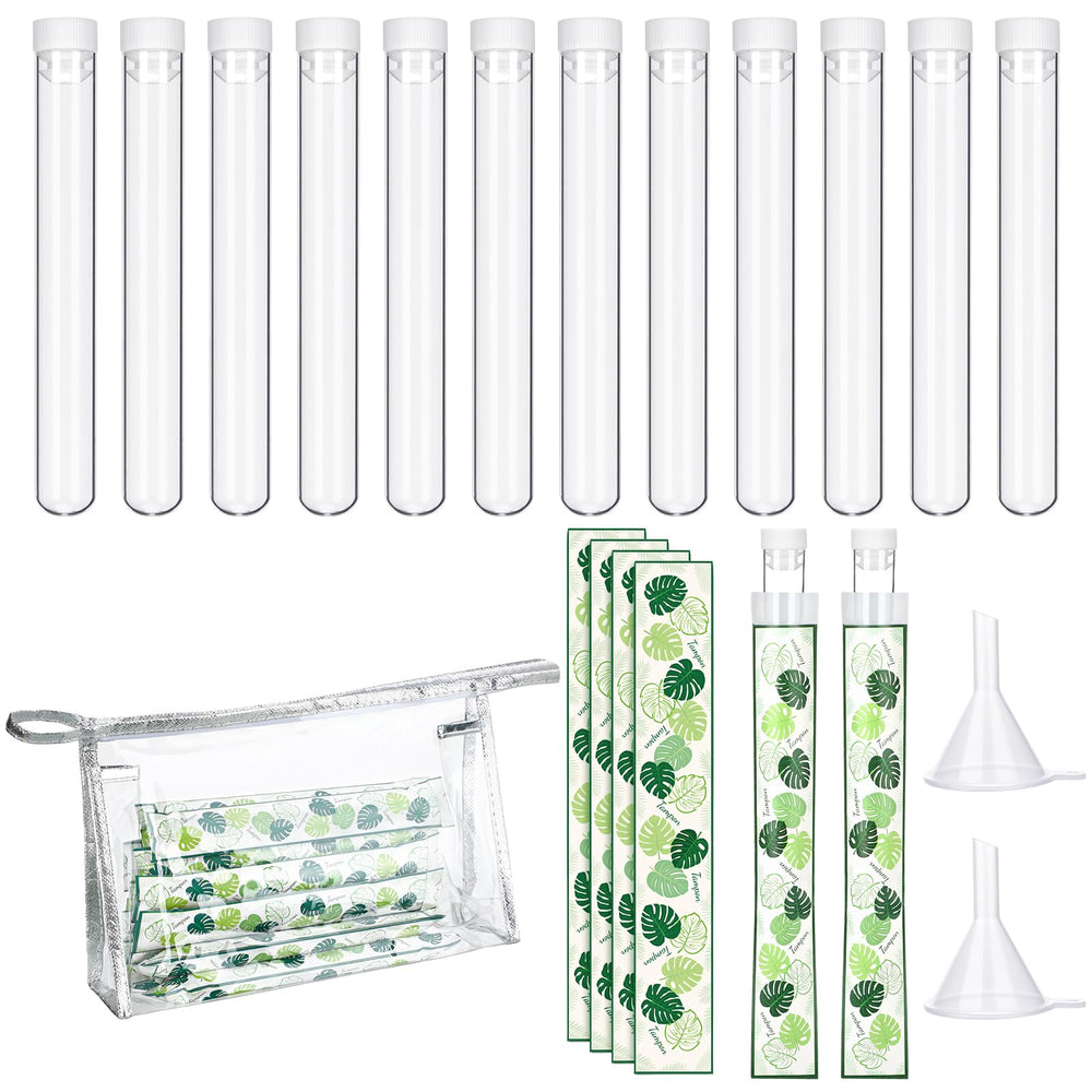 FoldTier tampon set tubes provide discreet, portable storage for on-the-go use.