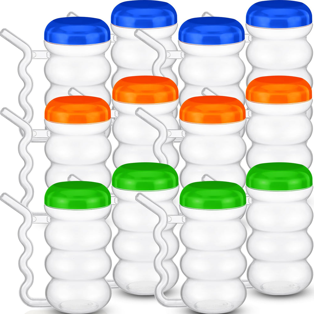 FoldTier Sip a Mug 12-piece set in assorted colors for family hydration.