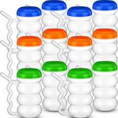 FoldTier Sip a Mug 12-piece set in assorted colors for family hydration.