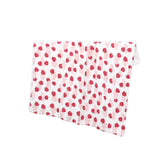 FOMAISELF Strawberry muslin blanket front view showing soft fabric and print