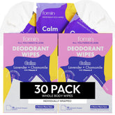 FOMIN Lavender and Chamomile travel wipes pack for on-the-go freshness