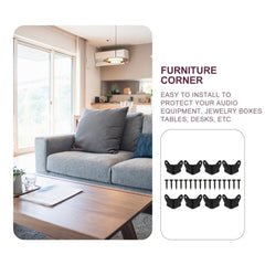 FOMIYES metal corner guards for furniture prevent nicks.