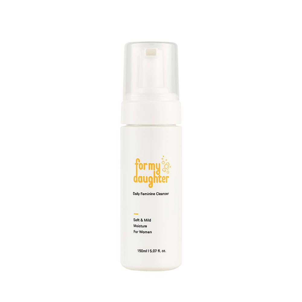 For My Daughter Moisture Feminine Wash pump bottle for easy daily cleansing.