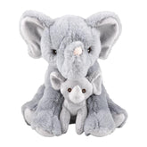 Forest & Twelfth mom-and-baby elephant plush ready for bedtime comfort.