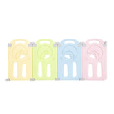 Fortella Cloud Castle Playpen assembly demonstrates quick indoor setup for safety.
