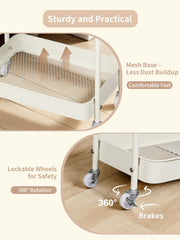 Fortella stroller and diaper bag set showing versatile on-the-go storage.