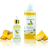 Forvirness pineapple yoni wash bottle with oil set for gentle cleansing and balanced pH