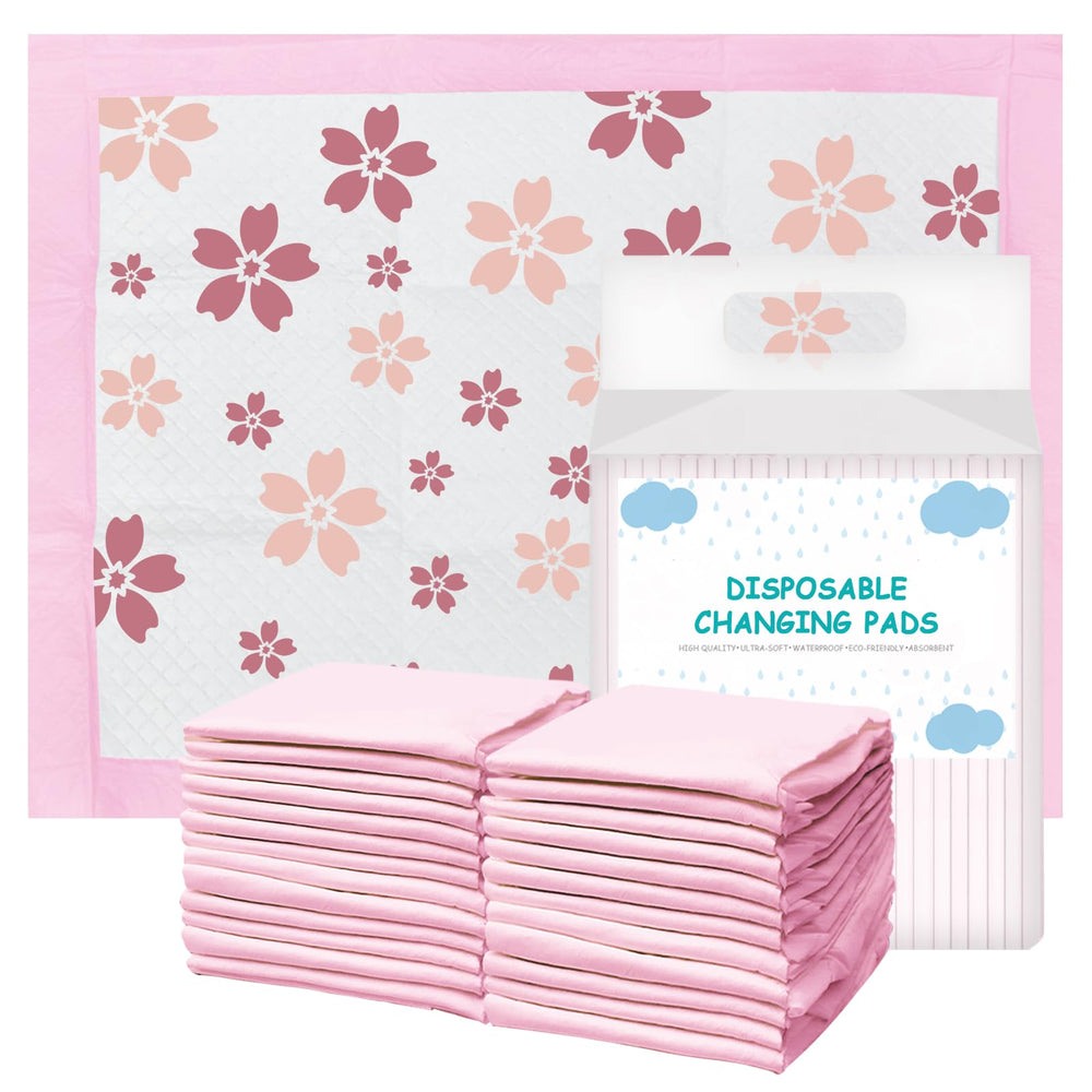 FORYEE disposable underpad with soft surface protects baby's skin.