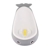 Foryee potty training urinal with whale design, front view, kid-friendly.