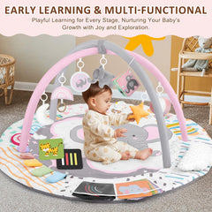 Foryoomi tummy time pillow helps neck and back development during play
