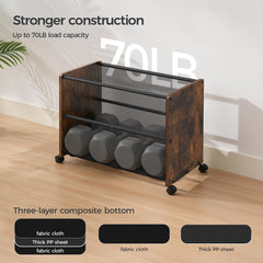 FOUCSSOMEI storage organizer inside shows ample space