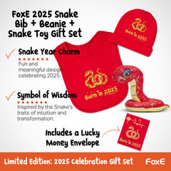 FoxE Born in 2026 soft beanie with snug newborn fit and warmth.