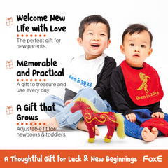 FoxE Year of the Horse lucky money envelope for Lunar New Year gifting.