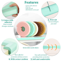Fozobaiy cushioned edge guards reduce impact for children