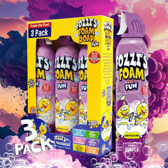 FOZZI'S Punchy Purple easy spray trigger supports simple, mess-free foam games.