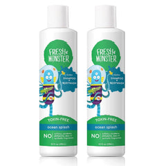 Fresh Monster Ocean Splash bottle front shows kid-friendly packaging and ocean scent