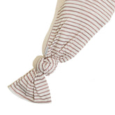 Freshly Picked swaddle blanket, rose stripes, with soft, stretchy fabric.