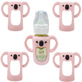 Frezonika koala sleeve on a 4 oz pink bottle with easy-grip design.