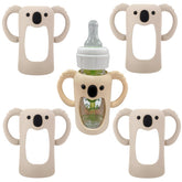 Frezonika koala sleeve on a narrow bottle improves grip and charm.