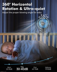 FRIZCOL brushless motor operates quietly for peaceful naps