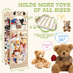 Fruaros top-board puppy design adds whimsy while tidying nursery toys.