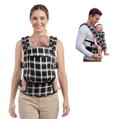 FRUITEAM Baby Carrier close-up shows newborn snugness and secure support.