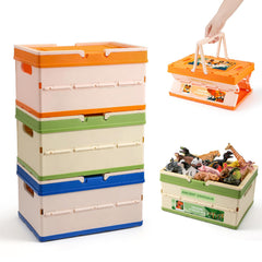 FRUSE toy storage box triple-pack with lids for organized playroom