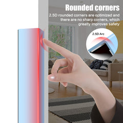 Frychee baseboard corner protector blue shields baseboards from impact.