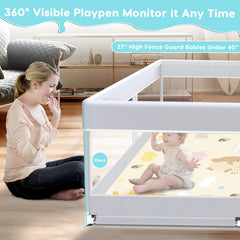 Fshibila mesh fabric keeps baby visible and breathable