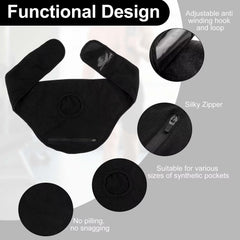 FSUHHIAD ostomy bag cover with hidden zipper for discreet emptying